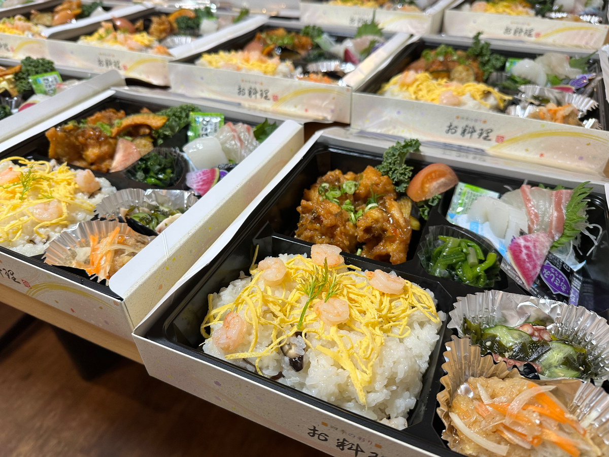 充実のテイクアウト